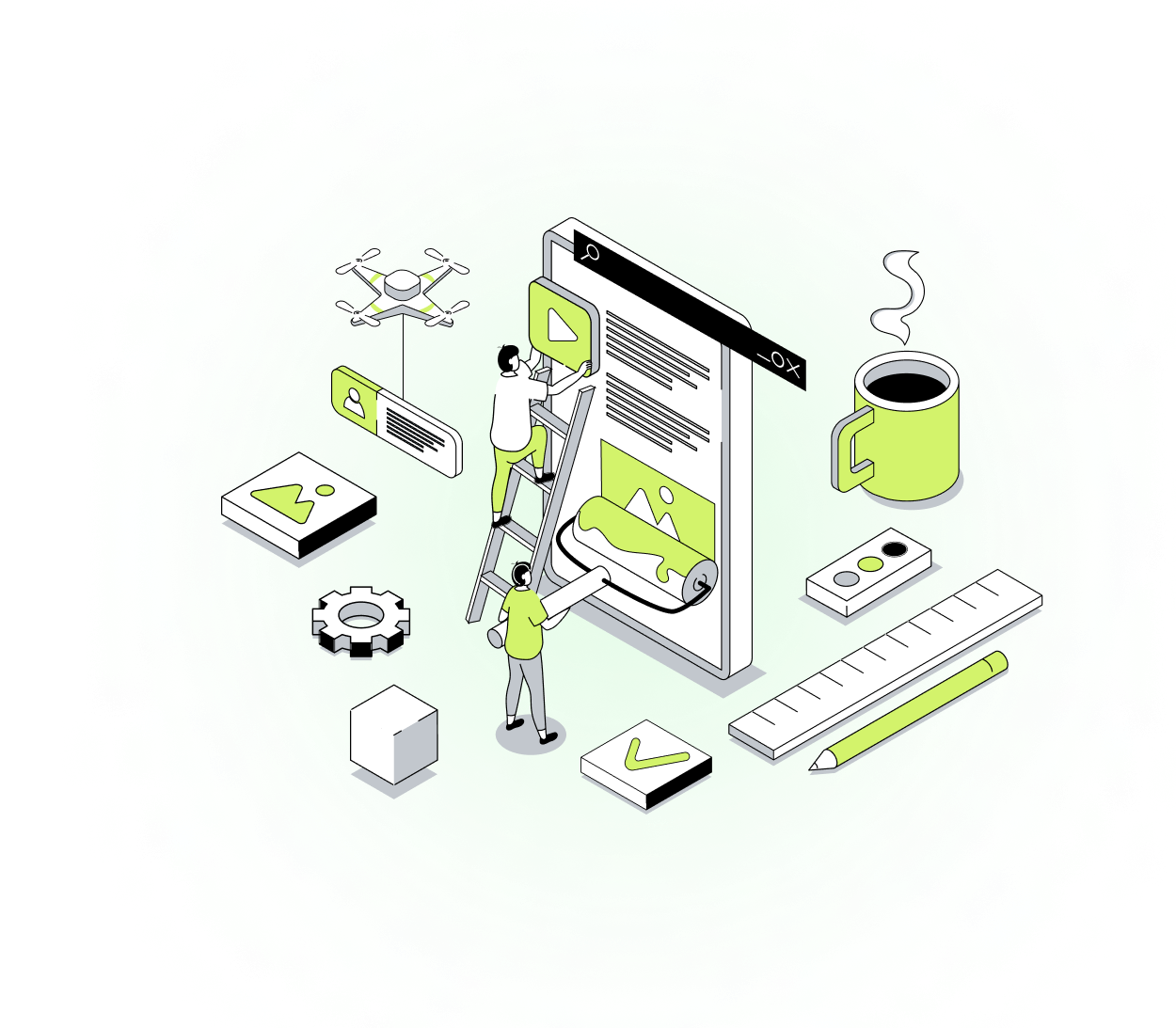 Digicraze Services - Digital Solutions Banner